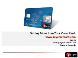 Verve MasterCard Reservation