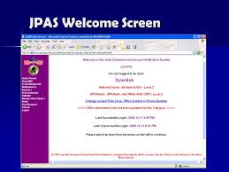 JPAS Login - Defense Security Service