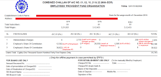 How to generate pf payment challan online