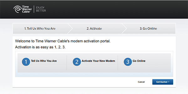 Activate Your TW Modem