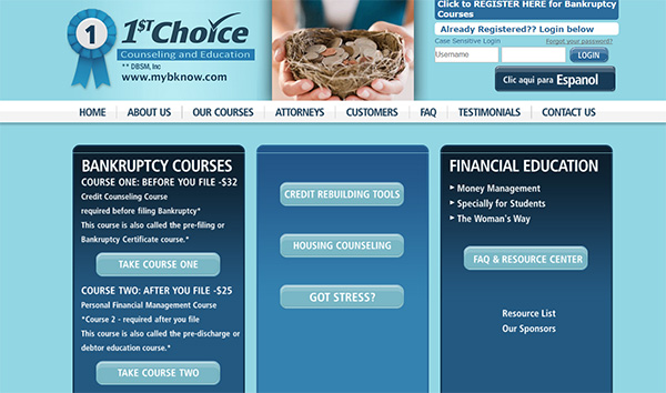 1st Choice Bankruptcy Education