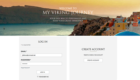 viking cruises uk login