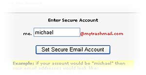 MyTrashMail Temporary Email Accounts