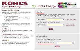 Kohls Charge Account
