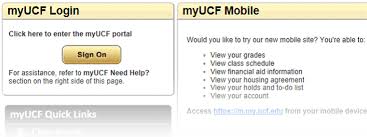 MyUCF Login Portal